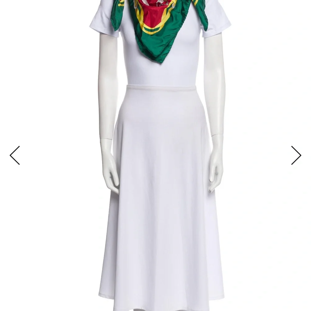 Mark Cross Colorful‎ Equestrian Silk Scarf